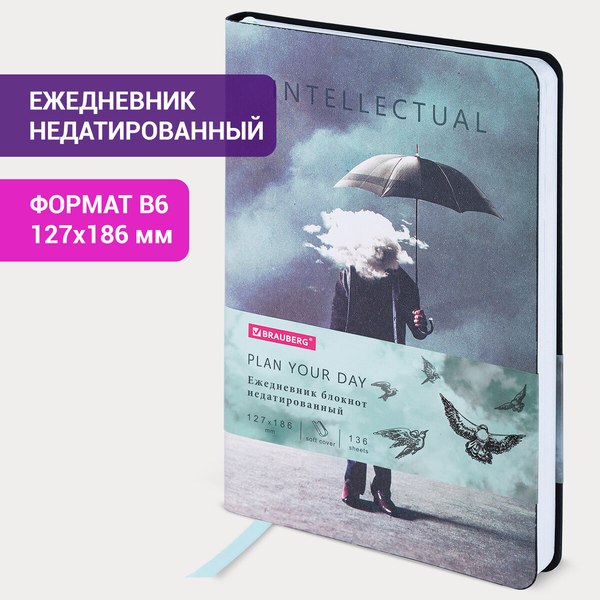 Ежедневник Brauberg Vista. Spirit / 112117 (136л)