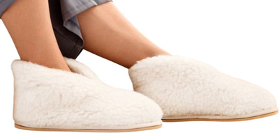 Тапочки домашние Smart Textile Бабуши-эконом H521-3 (р-р 44-45, белый) - 