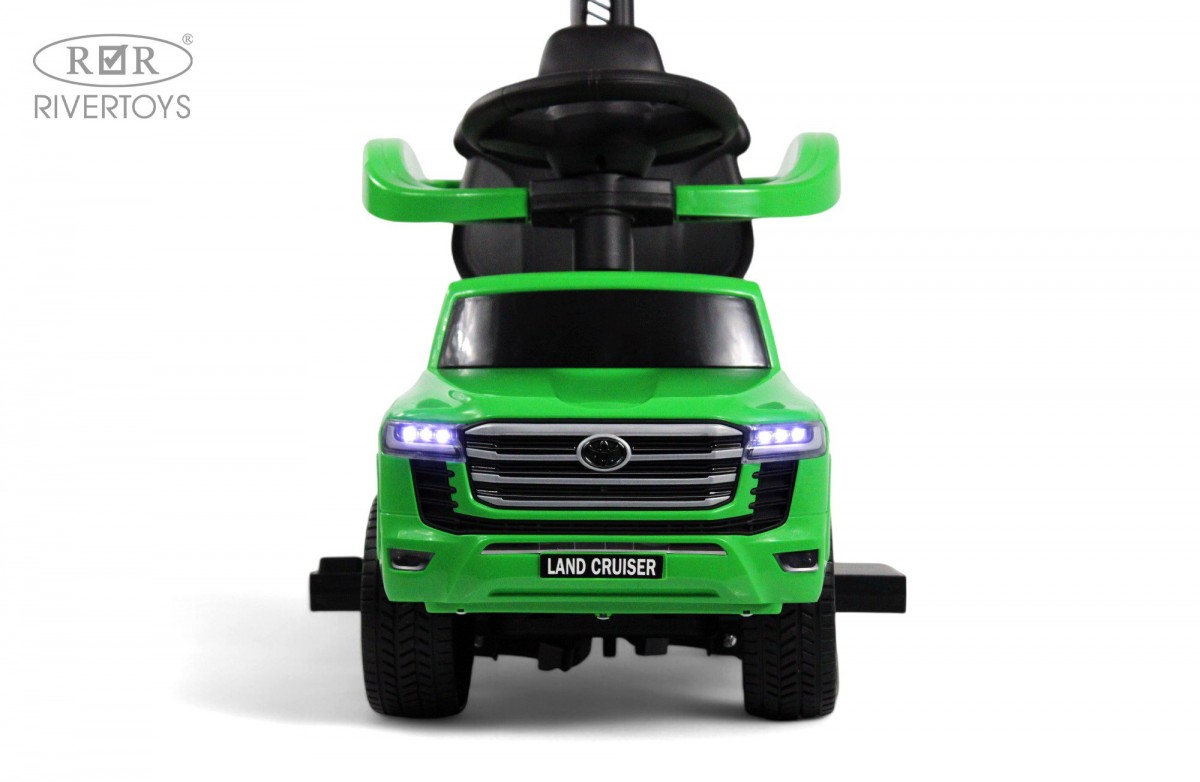 Детский автомобиль RiverToys Toyota Land Cruiser 300 / Z002ZZ-A (зеленый) — фото 4