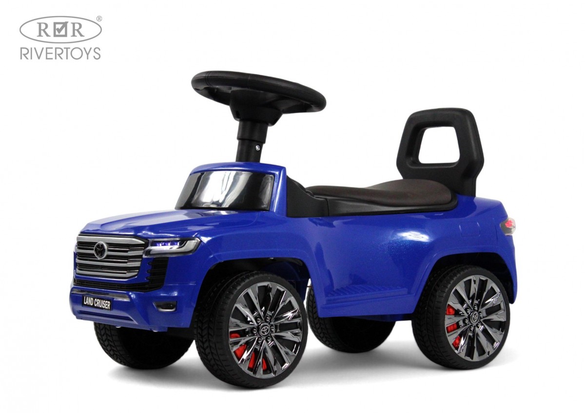 Каталка детская RiverToys Toyota Land Cruiser 300 / Z002ZZ-D (синий) — фото 2