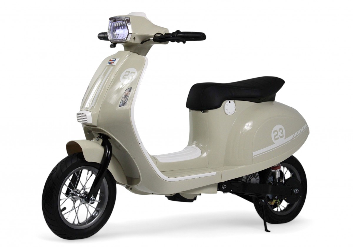 Детский мотоцикл RiverToys A111AA (бежевый)