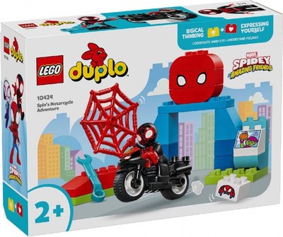 

Конструктор, Duplo Приключение Спина на мотоцикле 10424