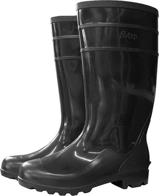 Сапоги резиновые Step ПВХ С-40 (р.48, черные) - 