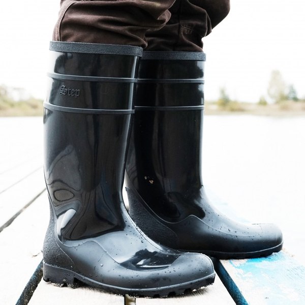Сапоги резиновые Step ПВХ С-40 (р.48, черные)