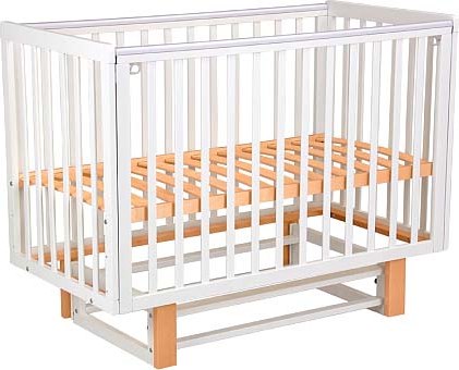 Детская кроватка Polini Kids Simple 341 с маятником / 0003167-17