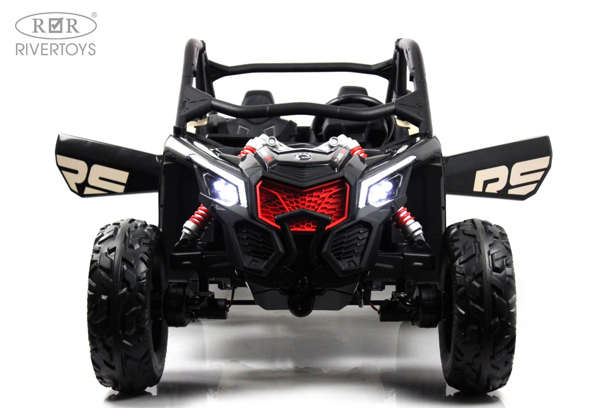 Детский автомобиль RiverToys BRP Can-Am Maverick Y111YY (хаки) — фото 4