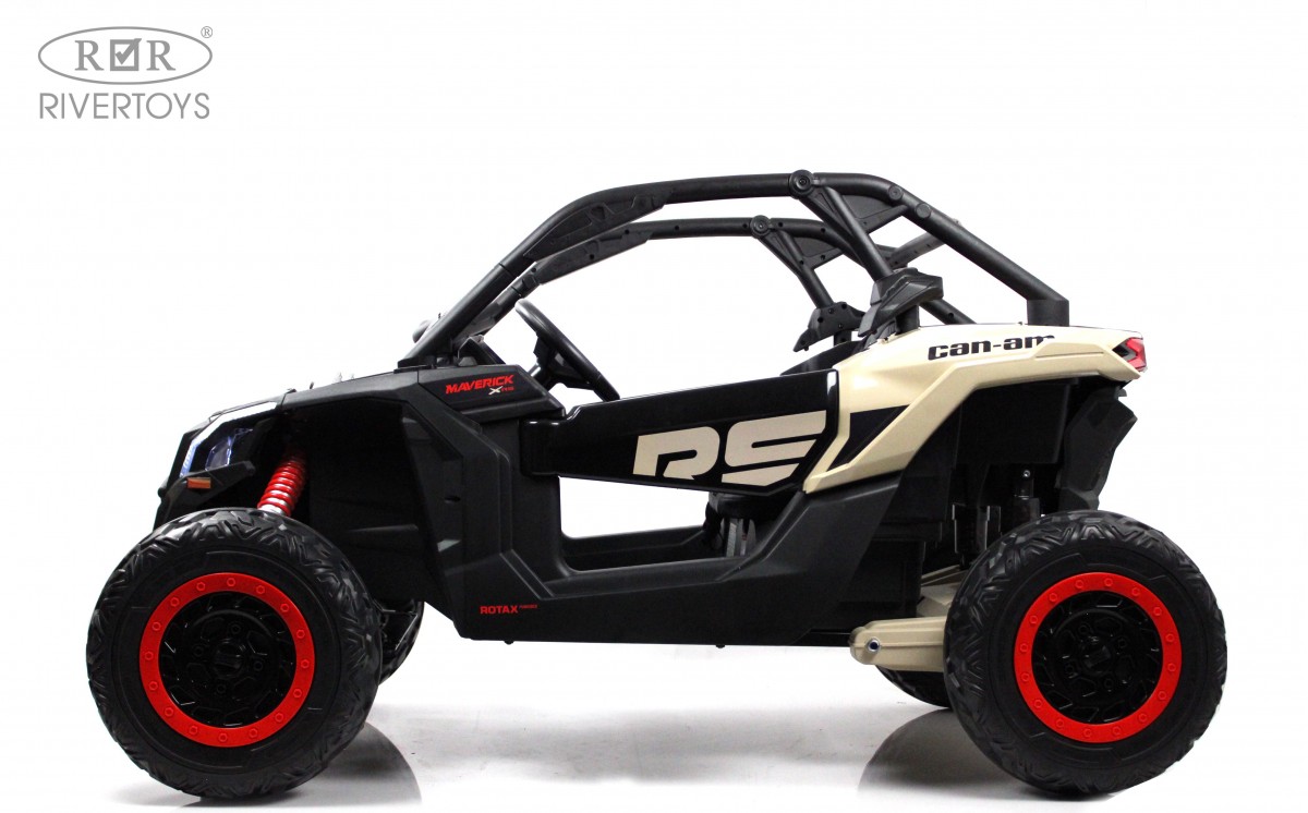 Детский автомобиль RiverToys BRP Can-Am Maverick Y111YY (хаки) — фото 2