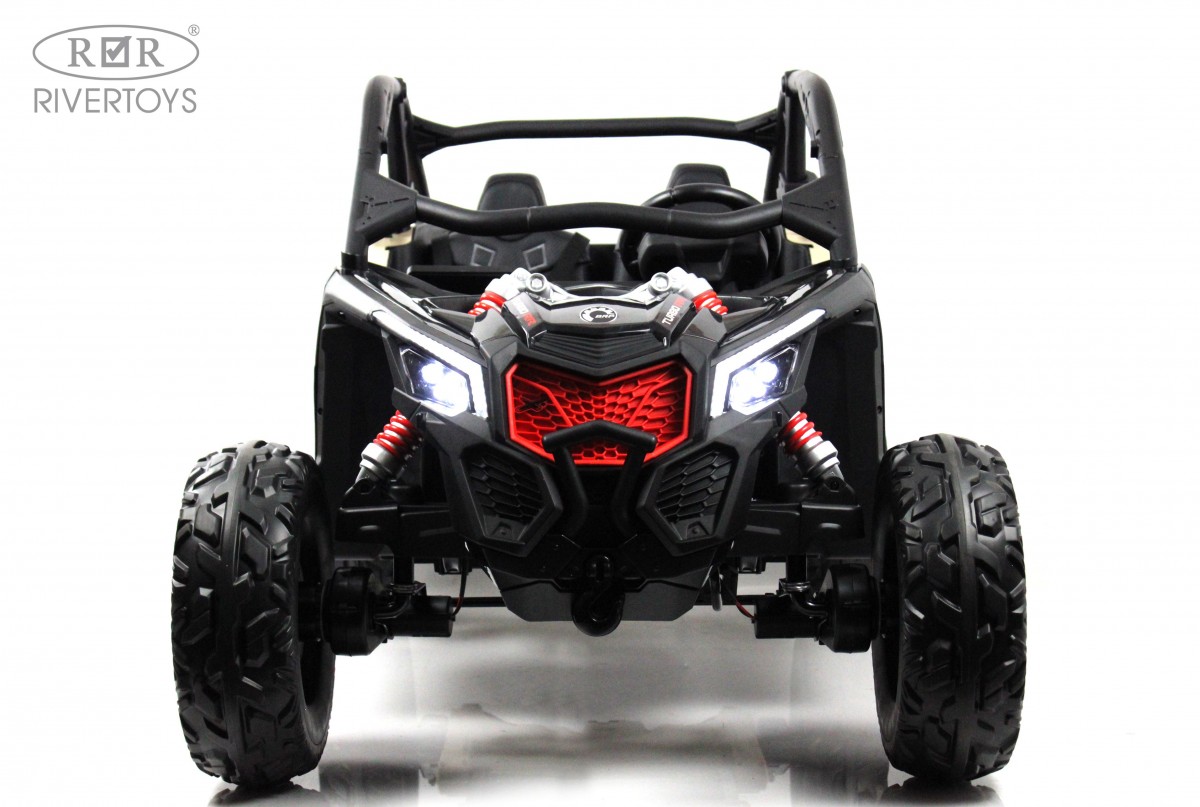 Детский автомобиль RiverToys BRP Can-Am Maverick Y111YY (хаки) — фото 3