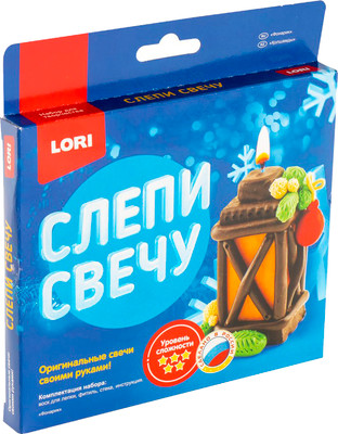 

Набор для изготовления свечей, Восковая свеча новогодняя. Фонарик / Пз/С-010