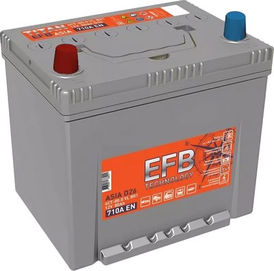 Автомобильный аккумулятор TITAN Asia EFB B01 710A L+ (80 А/ч) - 