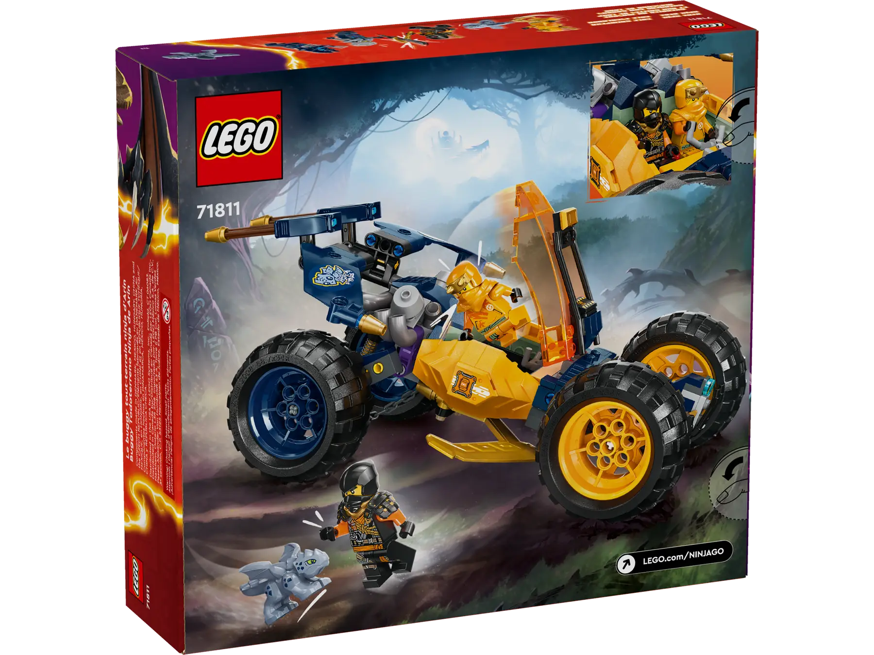 Конструктор Lego Ninjago Arin's Ninja Off-Road Buggy Car 71811