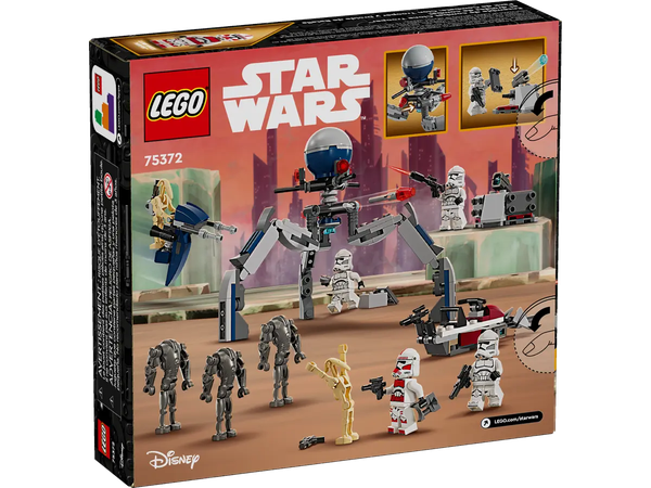 Конструктор Lego Star Wars Clone Trooper & Battle Droid Battle Pack 75372