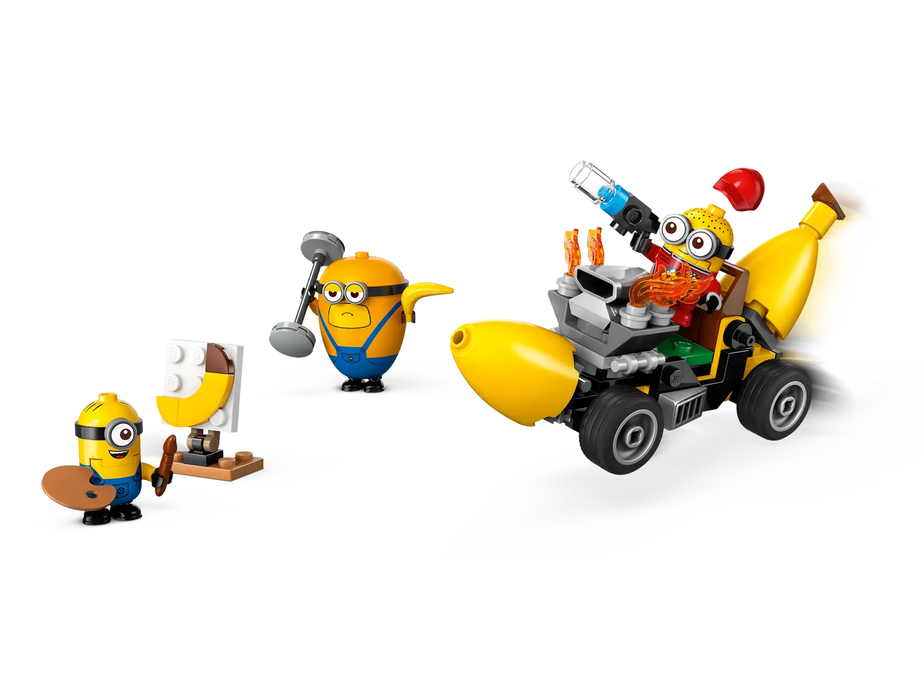 Конструктор Lego Minions Миньоны и машина-банан 75580