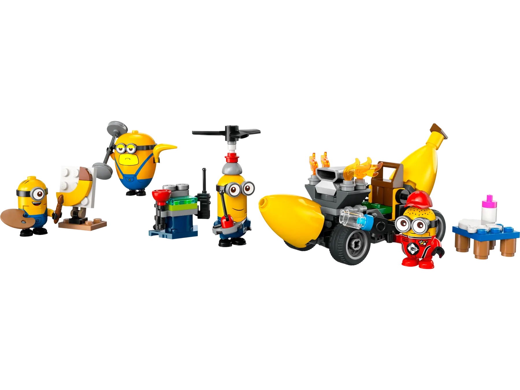 Конструктор Lego Minions Миньоны и машина-банан 75580