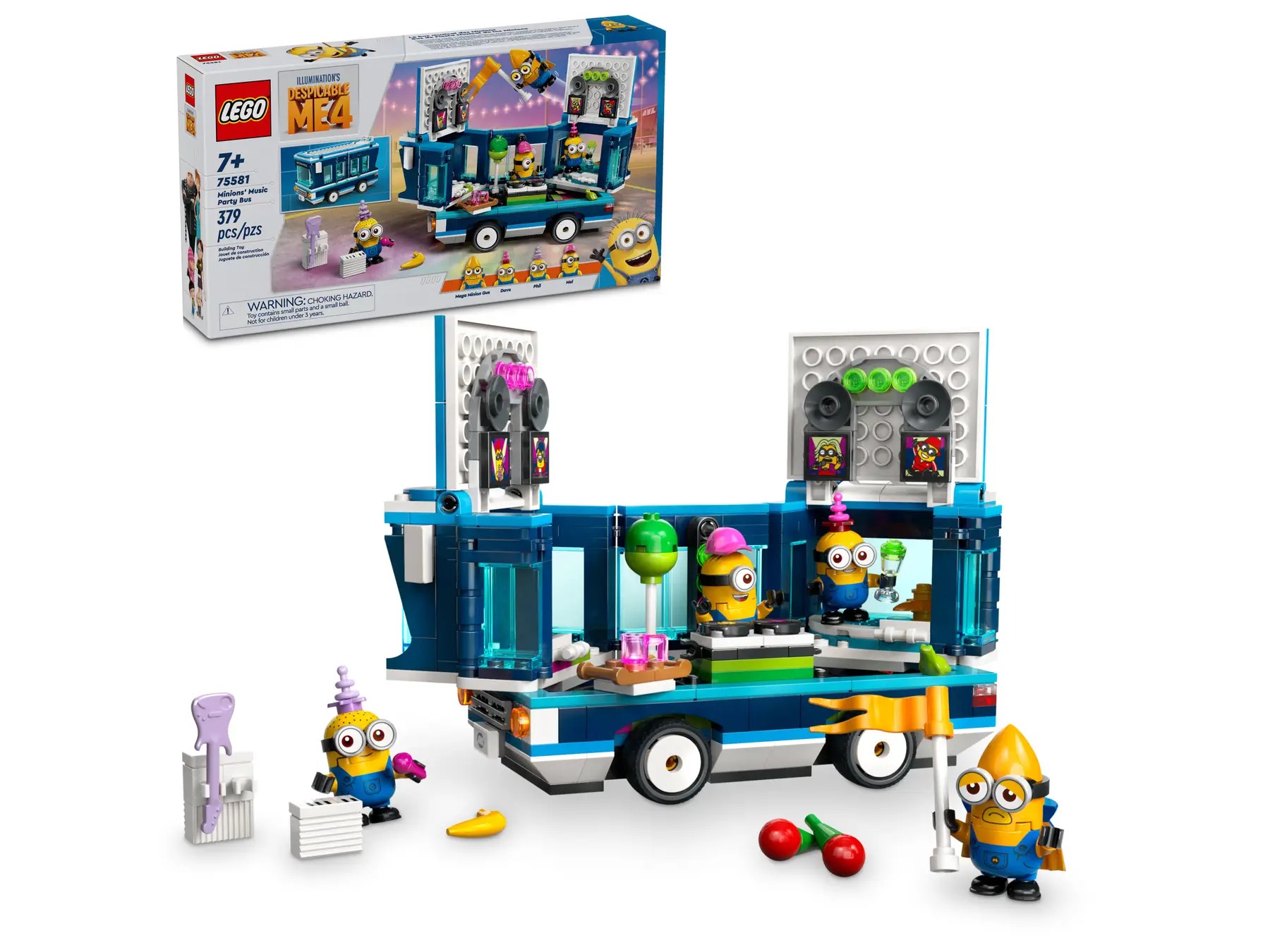 Конструктор Lego Minions Музыкальный автобус миньонов 75581