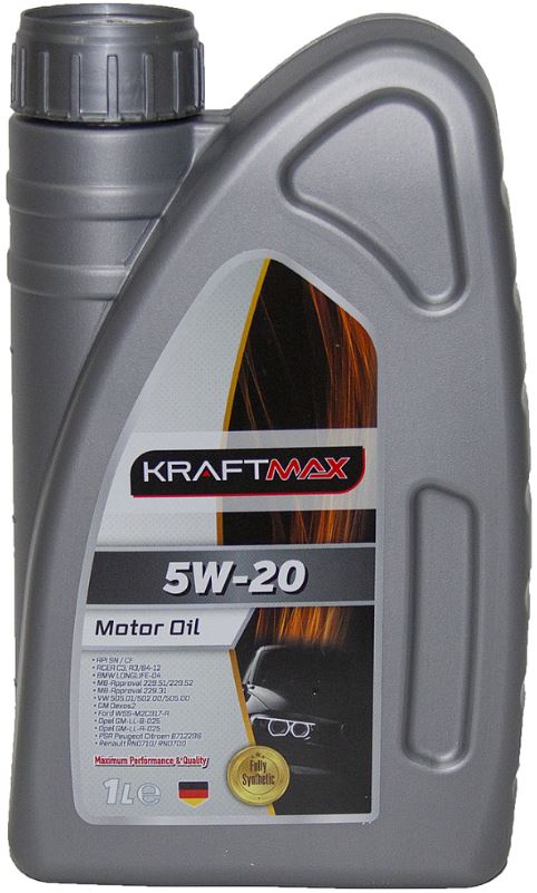Моторное масло KraftMax 5W20 C3 / KM604/1 (1л)