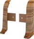 Заглушка для плинтуса Sanrelia SanFlex 550 Ироко (2шт) - 