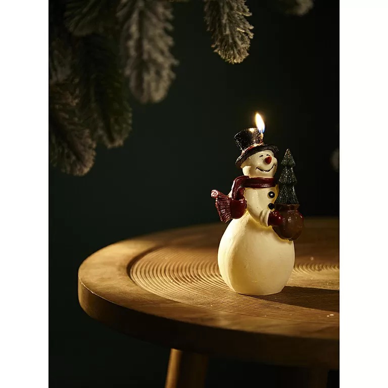 Свеча Tkano New Year Essential Festive snowman / TK24-NY_CND0009