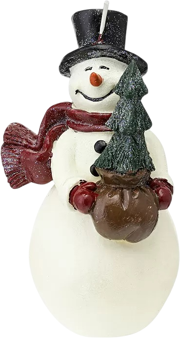 Свеча Tkano New Year Essential Festive snowman / TK24-NY_CND0009