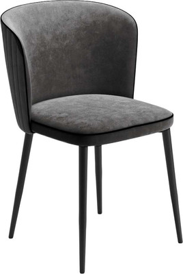 Стул Табурет Милано (бренди 26/кант черный/каркас черный) - 