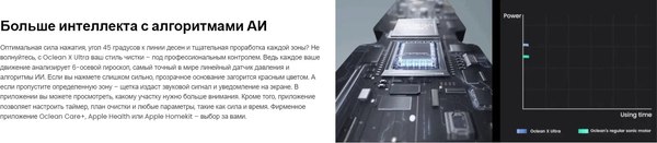 Электрическая зубная щетка Oclean X Ultra (зеленый)