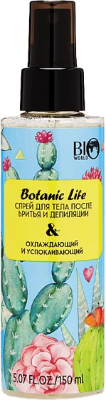 Спрей после депиляции Bio World Охлаждающий и успокаивающий (150мл)