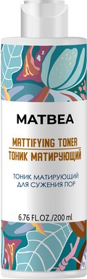 Тоник для лица Matbea Матирующий для сужения пор (200мл) - 