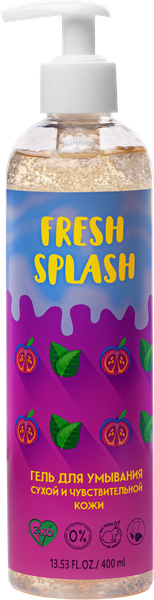 Гель для умывания Fresh Splash Для сухой и чувствительной кожи (400мл)