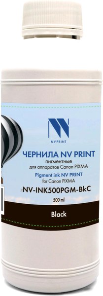 Контейнер с чернилами NV Print NV-INK500PGM-BkC