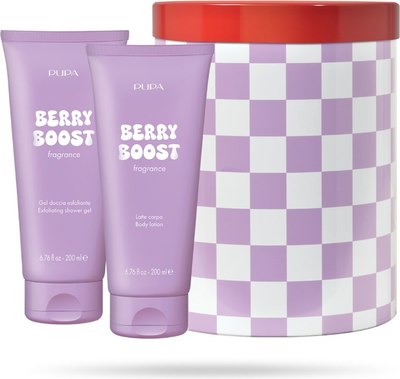 

Набор косметики для тела, Happy Box Kit Berry Boost Молочко для душа+Молочко для тела