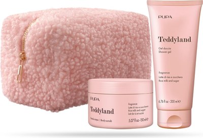 

Набор косметики для тела, Teddyland Kit Riso/Zucc Гель для душа+Скраб для тела