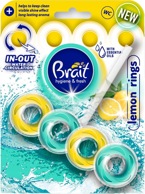 

Чистящее средство для унитаза, Hygiene & Fresh Lemon Rings