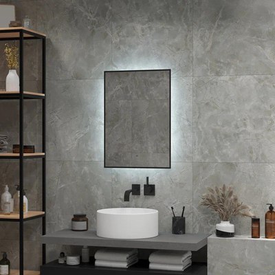 

Зеркало, Amer Black Led 60x100