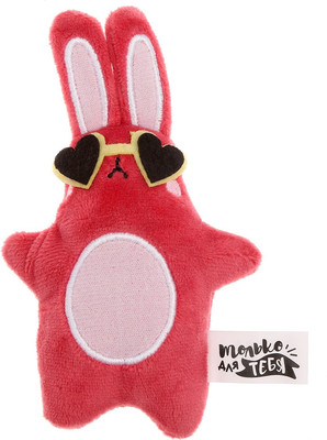 Мягкая игрушка Sima-Land Кролик в очках / 7634399 -