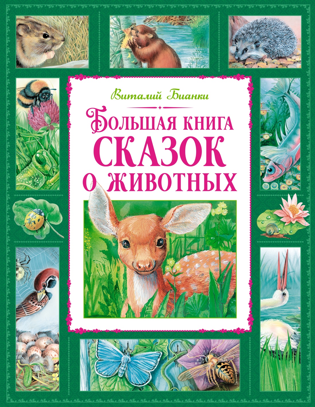 Художественная книга Махаон Большая книга сказок о животных, твердая обложка (Бианки Виталий)