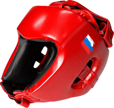 Боксерский шлем BoyBo Twin IKB-42 (L, красный) -