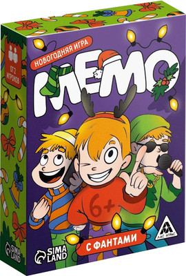 Настольная игра Лас Играс Новый год. Мемо. С фантами / 10372776 - 