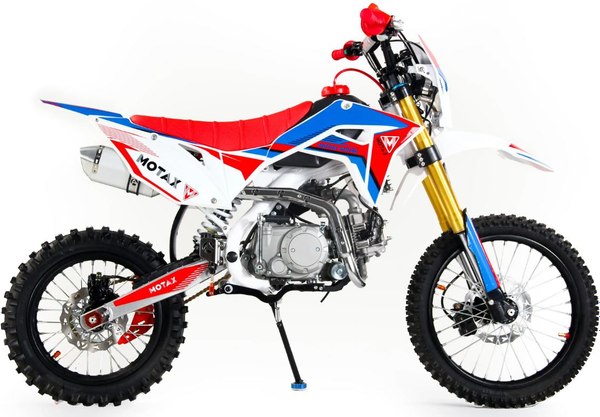 Мотоцикл Motax MX 140 17/14 (черный/белый/красный)