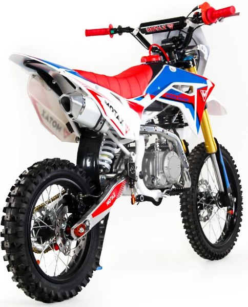 Мотоцикл Motax MX 140 17/14 (черный/белый/красный)