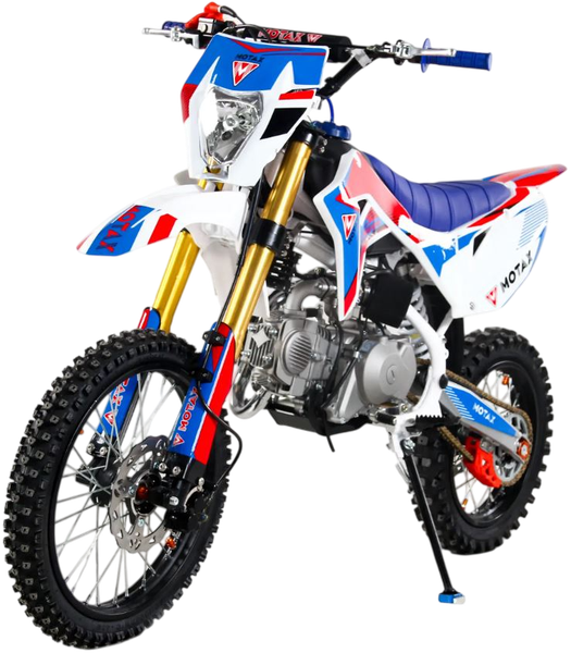 Мотоцикл Motax MX 140 17/14 (черный/белый/синий)
