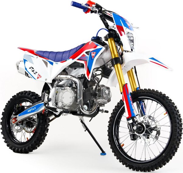 Мотоцикл Motax MX 140 17/14 (черный/белый/синий)
