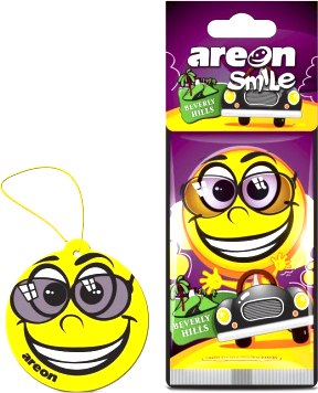 

Ароматизатор автомобильный, Smile Ring Beverly Hills / ARE-ASD25