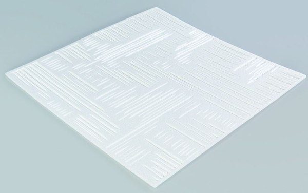 Потолочная плита FORMAT 516 из штампованного пенополистирола (500x500, уп.8шт, белый)