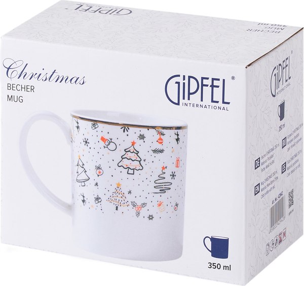 Кружка Gipfel Christmas 42942 (белый)