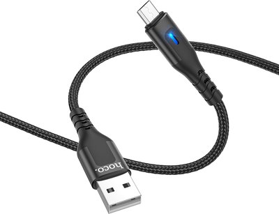 Кабель Hoco DU08 Micro (1м, черный) -