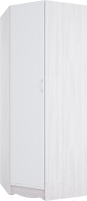 Шкаф SV-мебель Акварель 1 угловой (ясень анкор светлый/белый матовый)