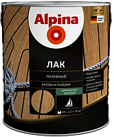Лак Alpina Палубный (2.5л, шелковисто-матовый) - 