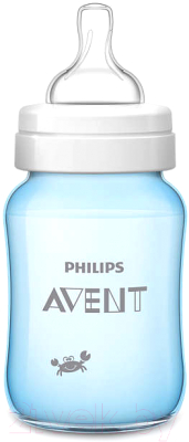 Бутылочка для кормления Philips AVENT Classic Краб SCF573/14 (260мл)