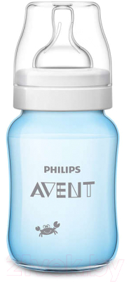 Бутылочка для кормления Philips AVENT Classic Краб SCF573/14 (260мл)