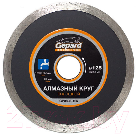 Отрезной диск алмазный Gepard GP0803-125